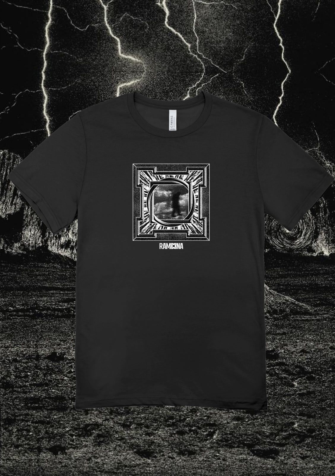 Camisa Negra Hombre Invisible