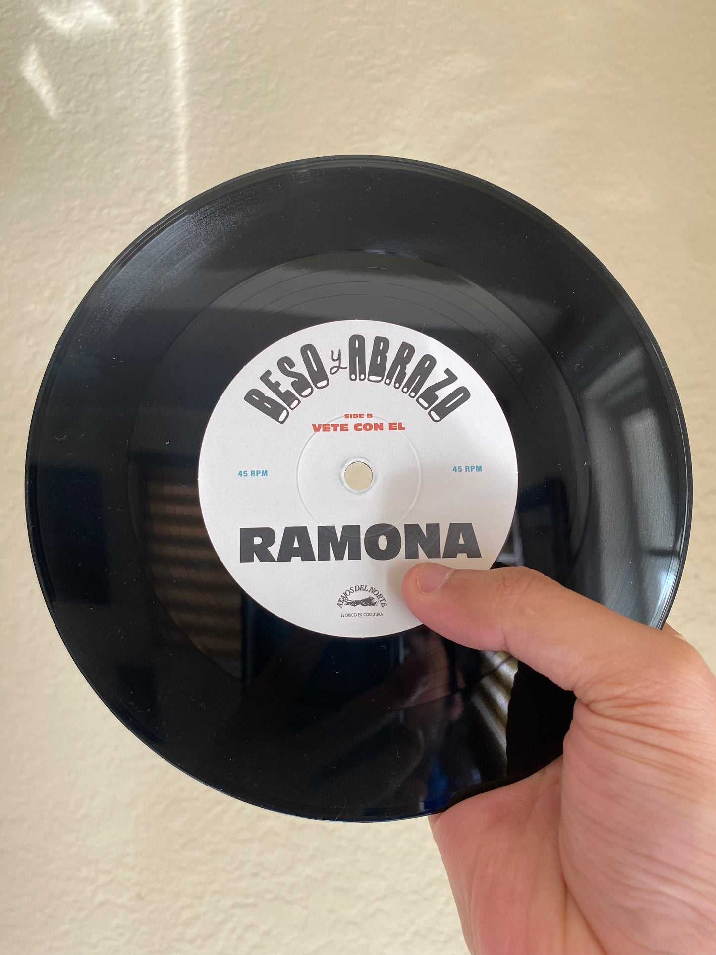 Single Vinil 7" Tristes Ojos y Vete con El